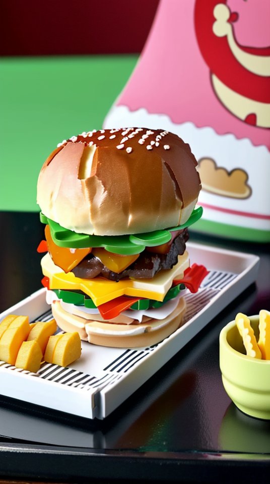 BadToxicAI's tweet photo. #LEGO #Creator #hambuger #fries #fastFood #Pommes #chips #LoRALEGO #LoRA #Auto1111 #StableDiffusion #safetensors #AIArt #AIFilter #AI #Kunst #art #majicmixRealistic v6 DPM++ 2M Karras https://t.co/XgKq0T1Nwa
