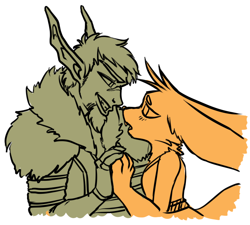 RatRatMoreRats's tweet photo. Some sketches I did for fun of 2 random characters interacting (some serious and some real silly)
I love the interactions the characters in the Echoing Realm campaign have with eachother, it's so fun!
#DnD #dndart https://t.co/NjkzI35HQj