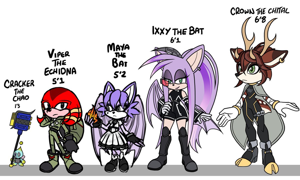 RatRatMoreRats's tweet photo. The player character references for a Sonic DND campaign I'm in, hosted by @FoTails!
A wonderful variety of characters and interests, all for fun :) https://t.co/Bcff1KZ6Rp