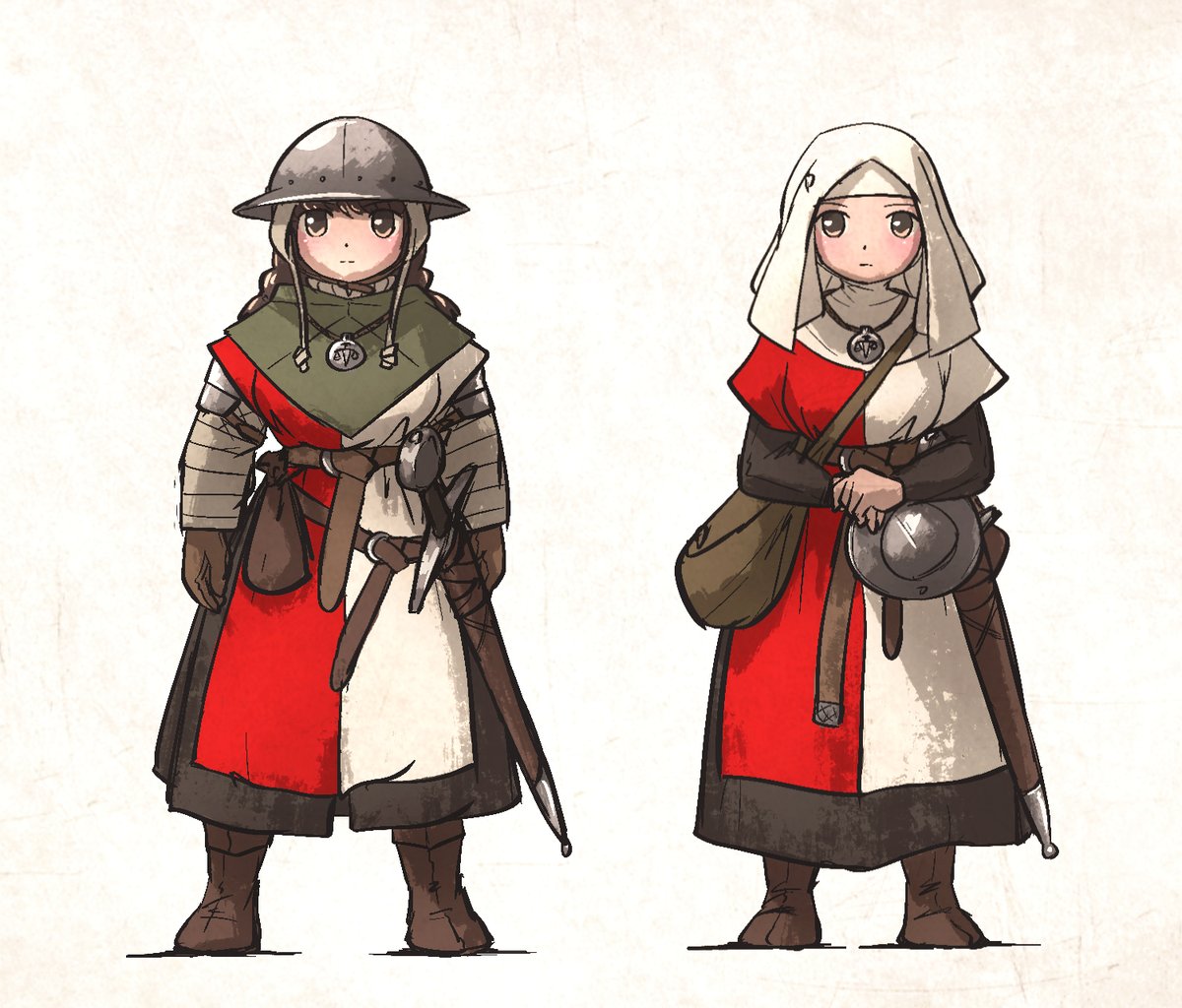 soldier sister & nun sister