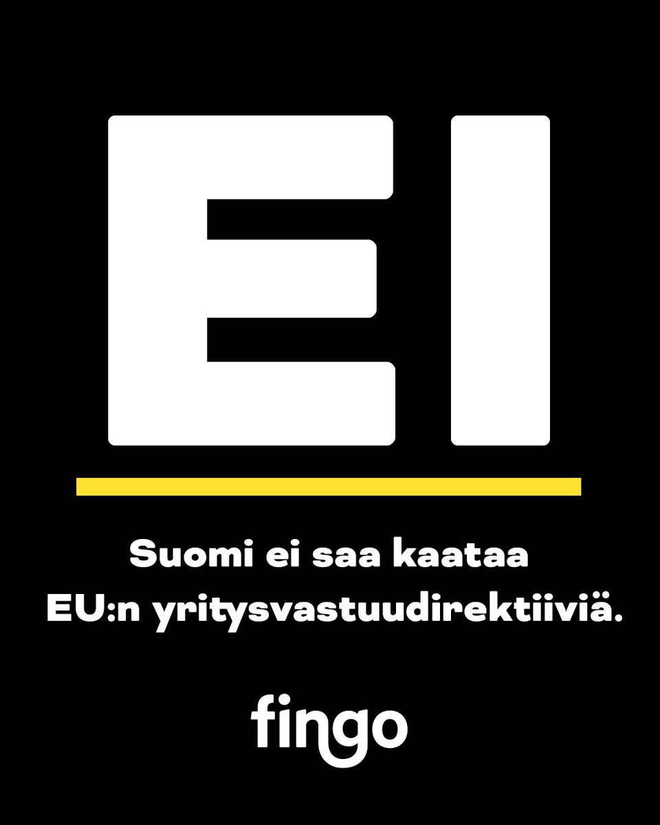 FingoFi's tweet photo. Suomi on asettumassa historian väärälle puolelle – ihmisoikeuksia ja ympäristöä vastaan. Seuraa lanka EU:n yritysvastuudirektiivistä. 1/

#yritysvastuu #yritysvastuulaki #csddd #kestäväkehitys #ihmisoikeudet https://t.co/YhTmMzd98j