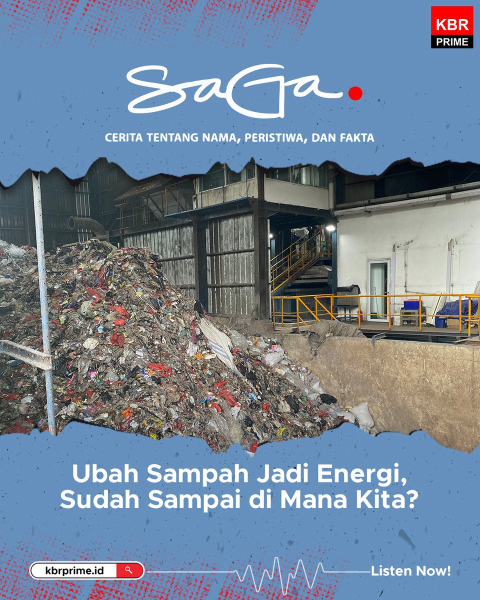 beritaKBR's tweet photo. Di Bantargebang Bekasi, mengubah #sampah jadi energi direalisasikan melalui Pembangkit Listrik Tenaga Sampah #PLTSa Merah Putih & fasilitas RDF,penghasil bahan bakar alternatif pengganti batubara.
Bgmn perkembangan & dampaknya?
https://t.co/Taib62ntMW
#PodcastIndonesia #SagaKBR https://t.co/HCWCLgMnT3
