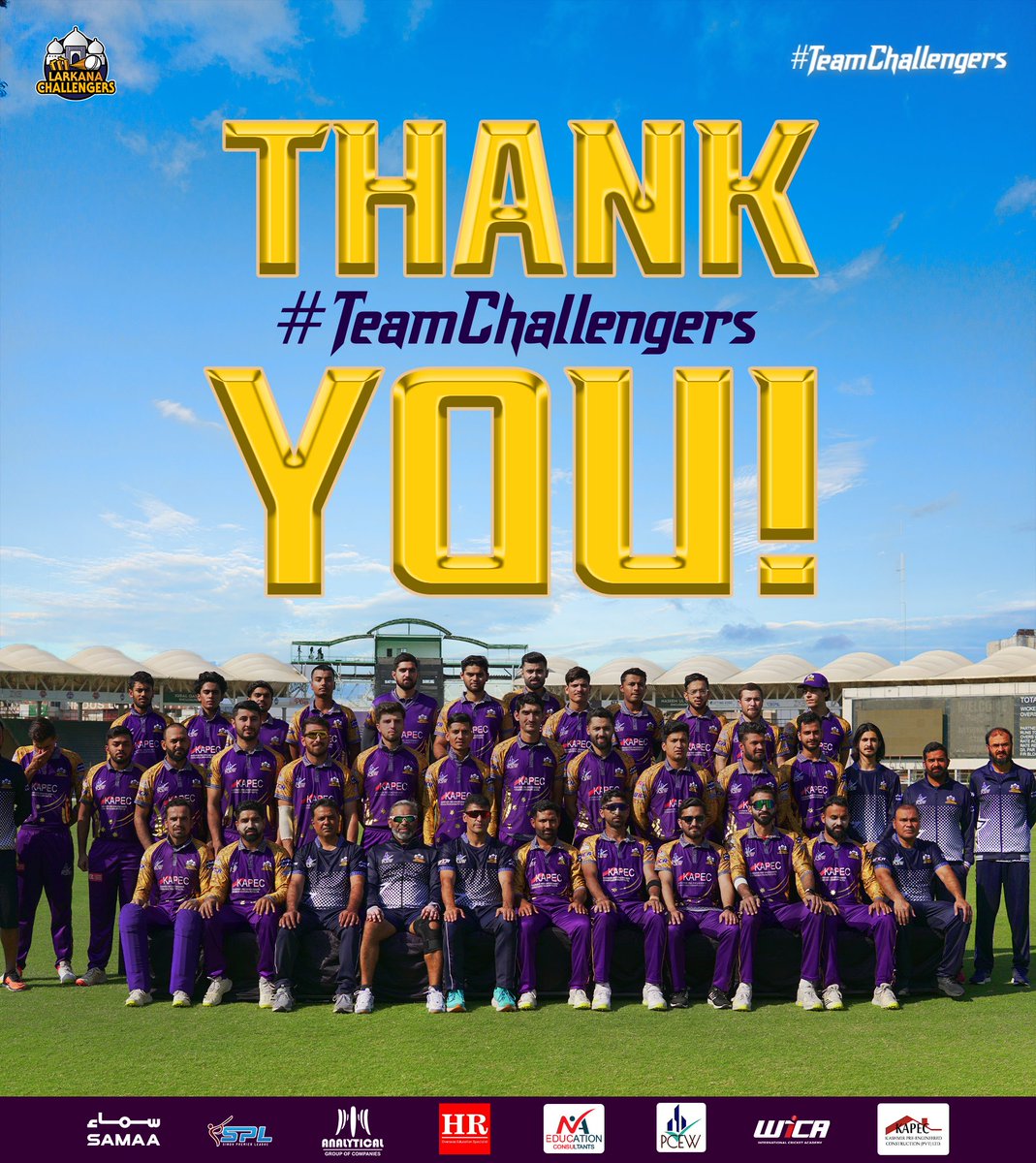 Larkana Challengers tweet media