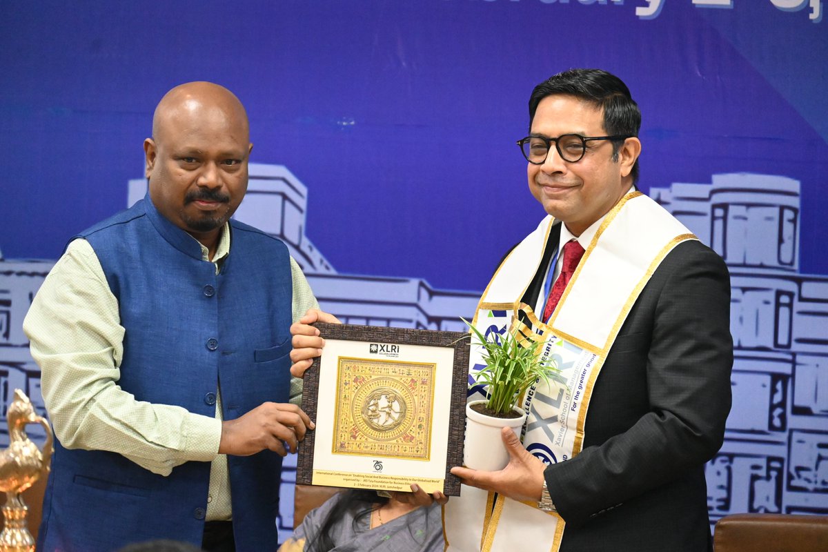 Mr. Amit Raj Sinha, MD & CEO, honored as Chief Guest at Intl Ethics Conf 2024, XLRI Jamshedpur. Theme: 'Enabling Social & Business Responsibility.' His insights solidified our commitment to ethical leadership. #Sigachi #ExperienceExcellence #Leadership #ValuesToAction