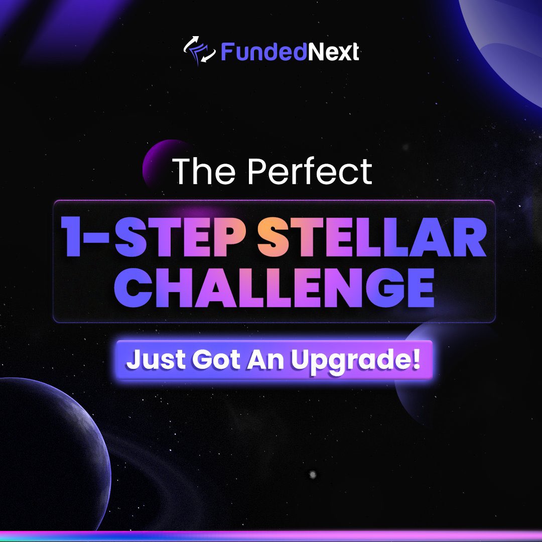 DukeDarls's tweet photo. Hey traders, FundedNext has a big update for y’all.

The Stellar 1-Step Challenge has just leveled up. 

Ready to take your trading to a whole new level? 

A Thread 🧵 https://t.co/vniyf9nPwm