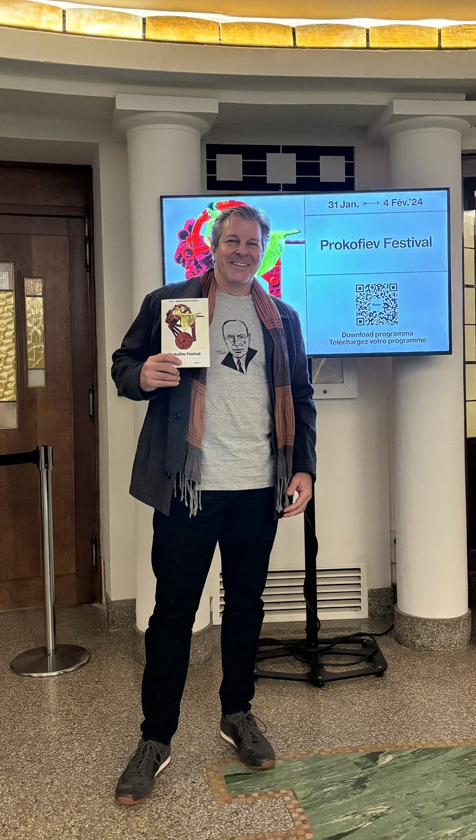 Great time in Belgium enjoying the Prokofiev Festival at Bozar.  Particularly enjoyed Sergej Krylov’s Violin Concerto No. 1 performance!🎻🎼😃<a href="/BozarBrussels/">BozarBrussels</a>