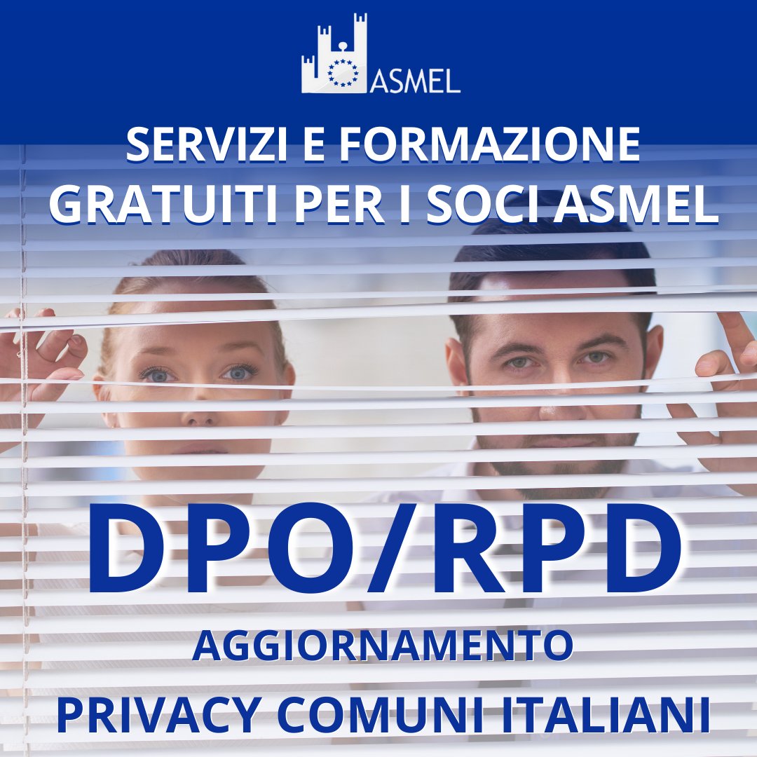 AsmelComuni's tweet image. 🔒 Privacy Comuni : Asmel offre supporto RPD/DPO

Da anni, Asmel fornisce supporto a numerosi #Comuni e #società partecipate per garantire la #conformità normativa e tecnica in materia di #protezione dei #dati personali.

📩 Per info: dpo@asmel.eu

#SicurezzaInformatica #Privacy