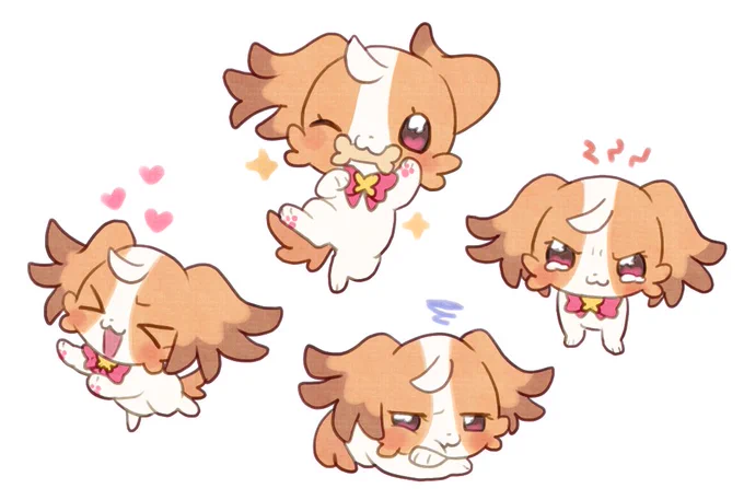 こむぎちゃん表情豊かでカワイイ～～