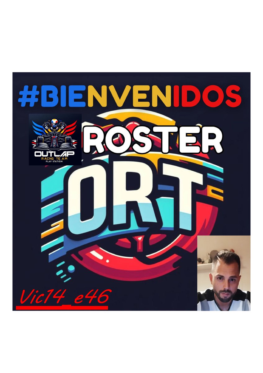 🚨HOY ES DIA DE PRESENTACIONES🚨

Nuestro último fichaje por el momento, viene de arrasar en dos carreras en F1, viene a ganar todo, piloto con hambre con ganas de ganar. Se trata de <a href="/Casamayor14/">Vic</a> 

¡BIENVENIDO! 
#TeamORT