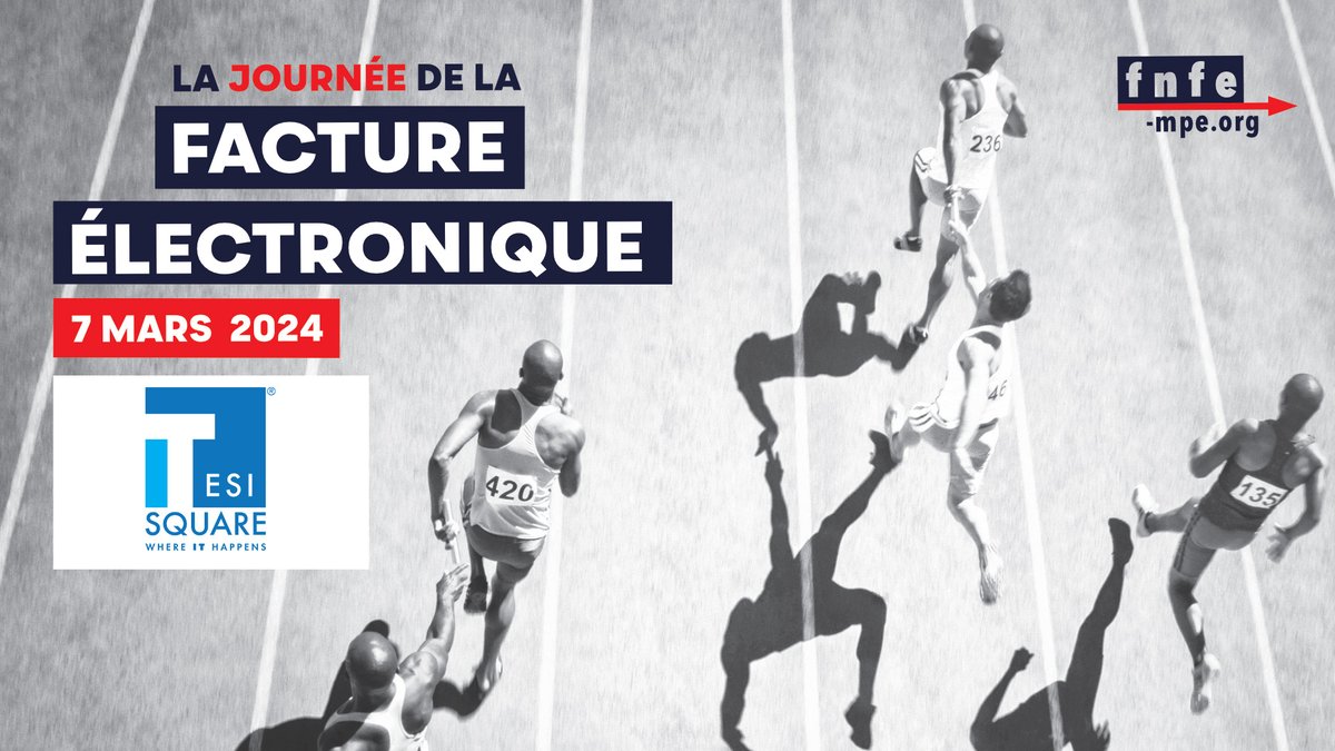SAVE THE DATE – march 7th 2024
Tesisquare will join to Forum Nactional de la Facture Electronique in #Paris!
As one of European providers for Electronic Invoicing services in France, we are ready to showcase our best solution for any companies needs!
bit.ly/3vYhMwa