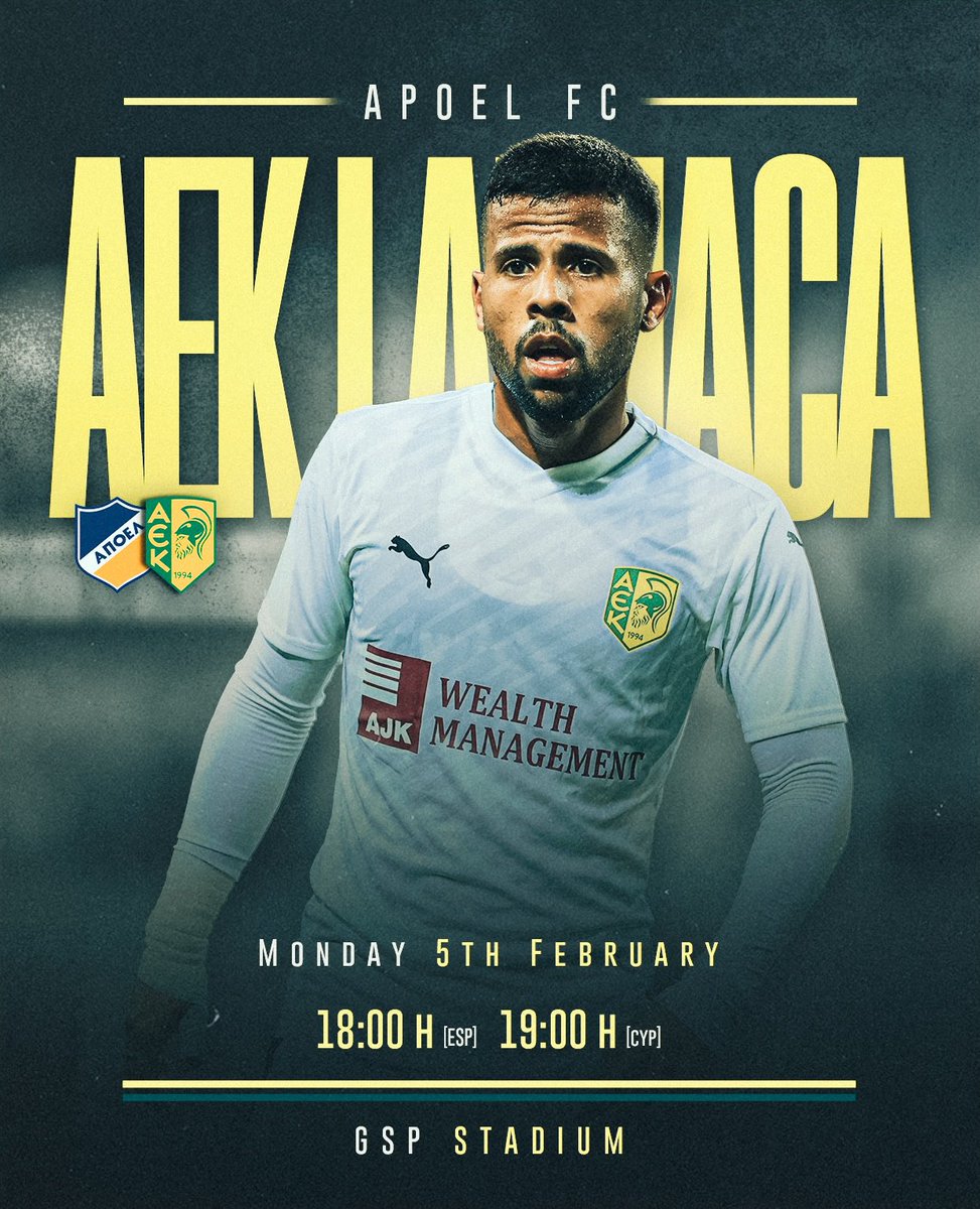 Big challenge today away. All out, team <a href="/AEKLARNACA/">AEK Larnaca</a> 💪🏽🔰

#MatchDay