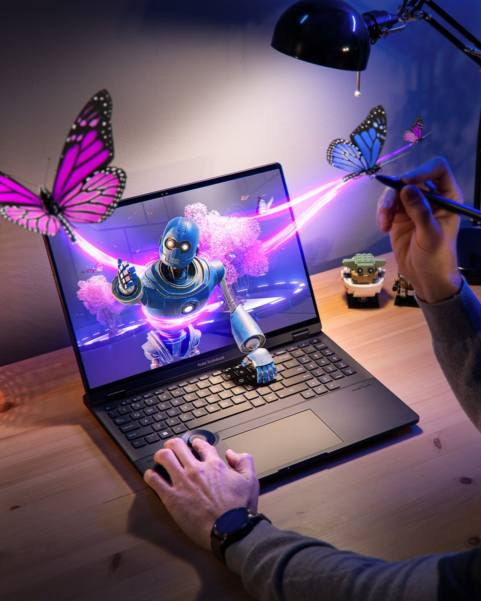 ASUS's tweet image. #ShareProArt Submission Spotlight! 🌟A massive shout-out to the incredibly creative and talented (IG: @ ns_photography), Through his design, it flawlessly showcases the lifelike #ProArt #Studiobook 16 OLED Display.✨👉Check how to join to win prizes🎁: asus.click/ShareProArt
