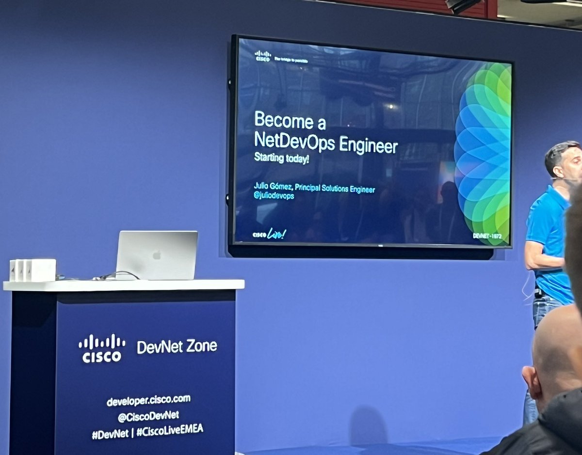 First session of many at  #CiscoLiveEMEA #DevNet