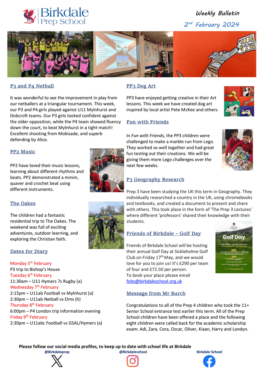 BirkdalePrep's tweet image. Happy Monday🌟! Last week each day was filled with various exciting events, including the arts, outdoor adventure, sport, and lots more. We are looking forward to hearing about all the exciting activities Pre-Prep and Prep get up to this week. #SchoolActivities #Extracurricular