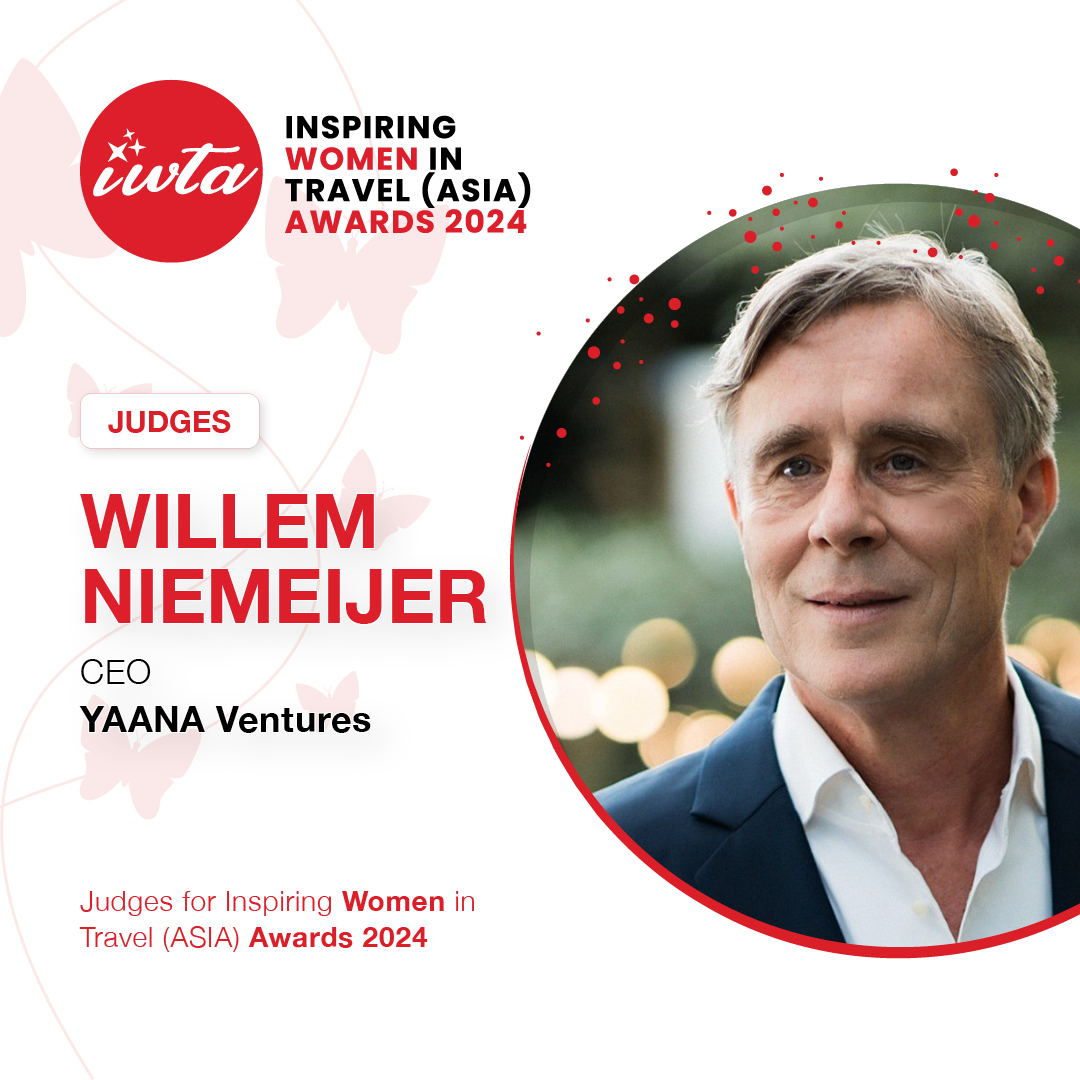 Our CEO, @WillemNiemeijer , is honored to judge the Inspiring Women in Travel (Asia) Awards 2024! Best of luck to all participants! @iwta @traveldaily 

#traveldaily #inspiringwomenintravel2024 #inspiringwomen #travelawards #IWTA