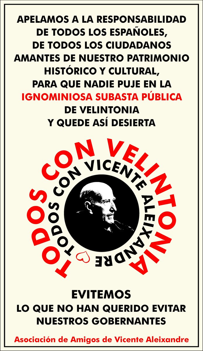 Vicente Aleixandre (@aleixandremerlo) on Twitter photo 