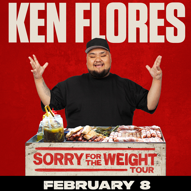 Ken Flores is here for 1 night only! 🎙️ February 8