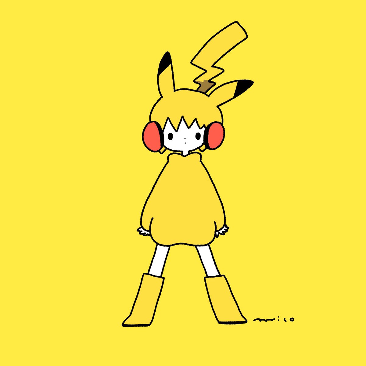 ピカチュウ「 #ピカチュウの日#fanart (2020) 」|paricoのイラスト