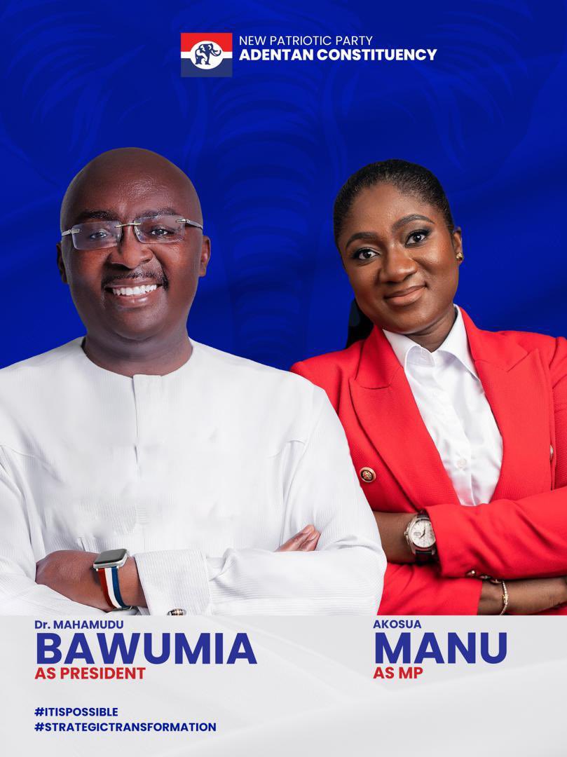 I just can’t wait to hear Dr. Mahamdu Bawumia share his vision on the 7th. 

The theme :  Ghana’s next chapter, Selfless Leadership and Bold Solutions for the future.🇬🇭

It is possible 🙌🏾🔵🔴
#BawumiaSpeaks #Bawumia2024