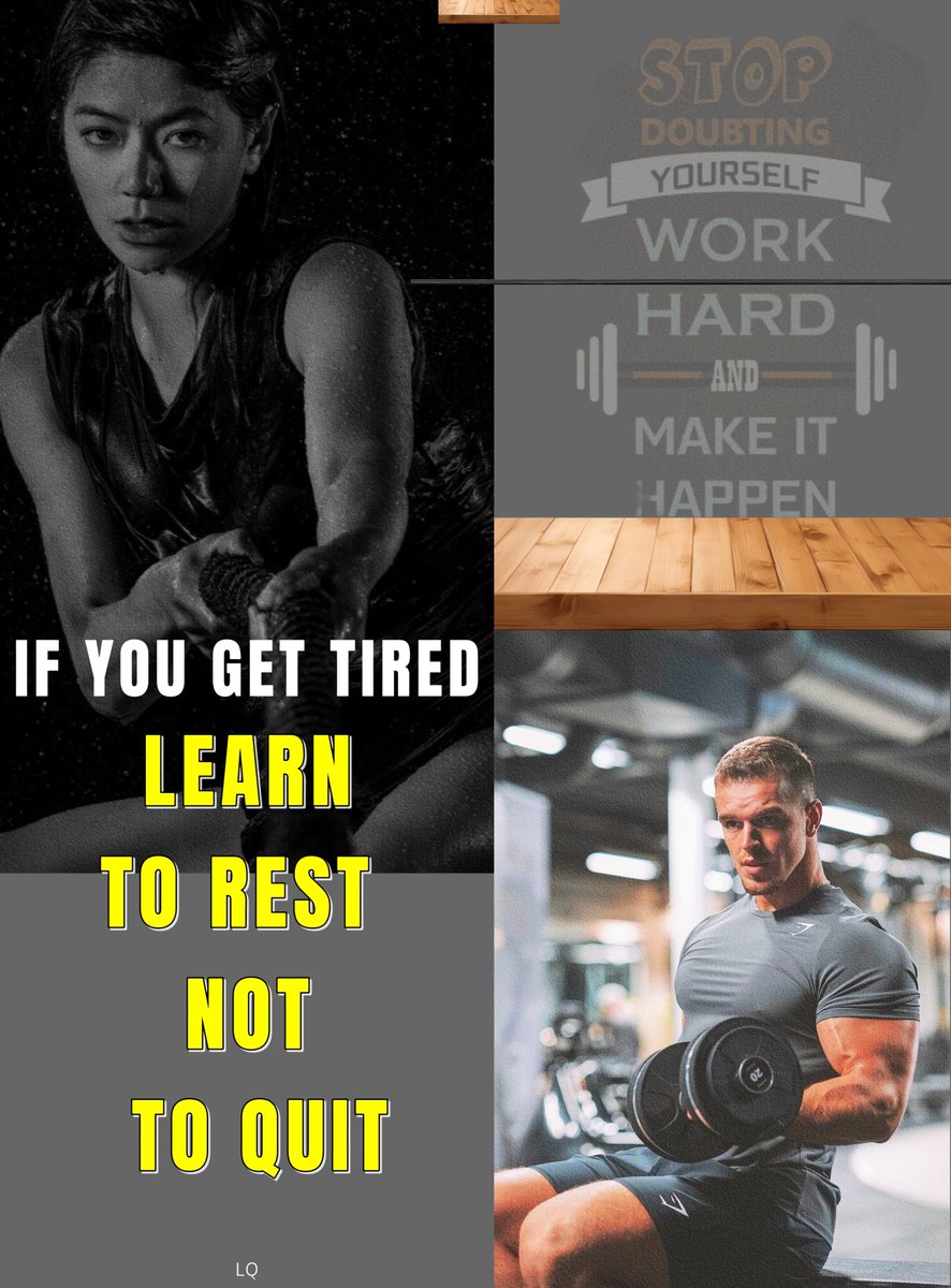 WORK HARD AND MAKE IT HAPPEN 💪💯

Strength is forged in the crucible of effort, endurance, and determination. Fitness is not just a physical journey; it's a testament to the relentless spirit within.' 💪🏋️‍♂️ #FitLife #StrengthWithinRemember
#EmbraceRest #DontQuit
#FYP