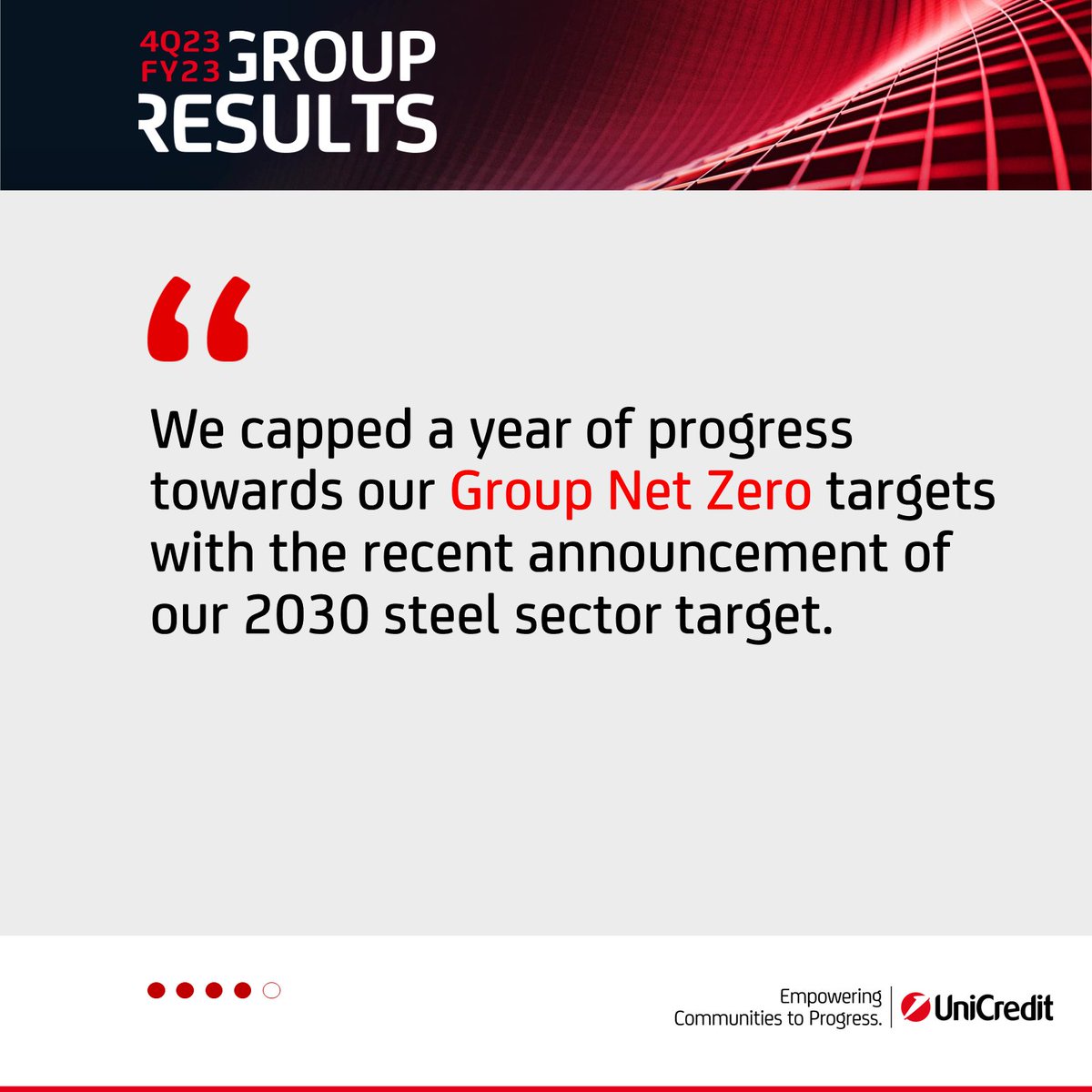 UniCreditEurope's tweet photo. 🎙️ "Our results prove what we can achieve when we put clients at the centre of everything we do."

🗣️ Andrea Orcel - Group CEO

⬇ Click below to find all the materials and listen to the audio webcast

📌 #UniCredit #UniCreditUnlocked #FinancialResults