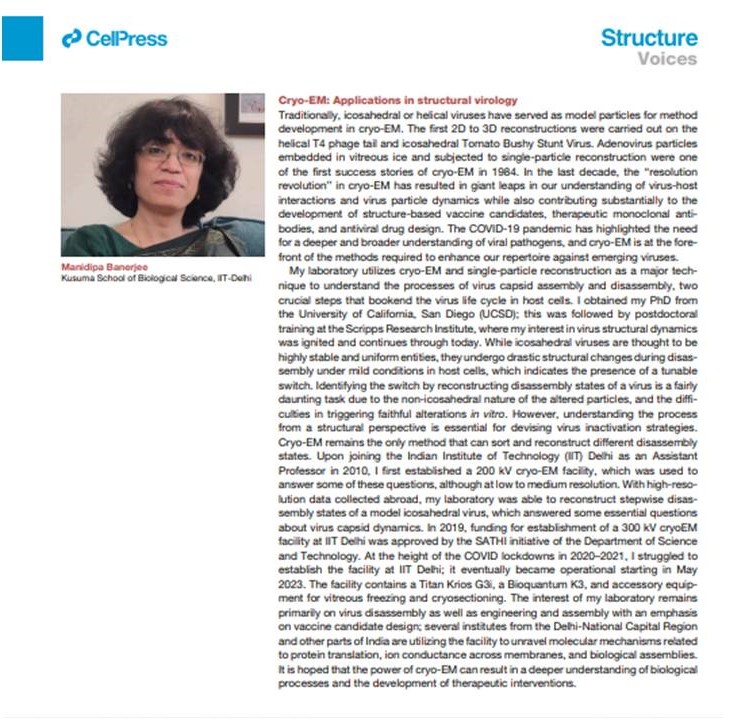 sathi_iitdelhi's tweet image. Celebrating 50 Yrs of #Cell Press &amp;amp; #StructuralBio in India! 
Cell&apos;s special issue highlights the amazing progress of #cryoEM research in India!  Huge shoutout to @sathi_iitdelhi facility &amp;amp; @Icosahedral16 for their contributions!  Read more in Structure Vol. 32 (1): 1-2