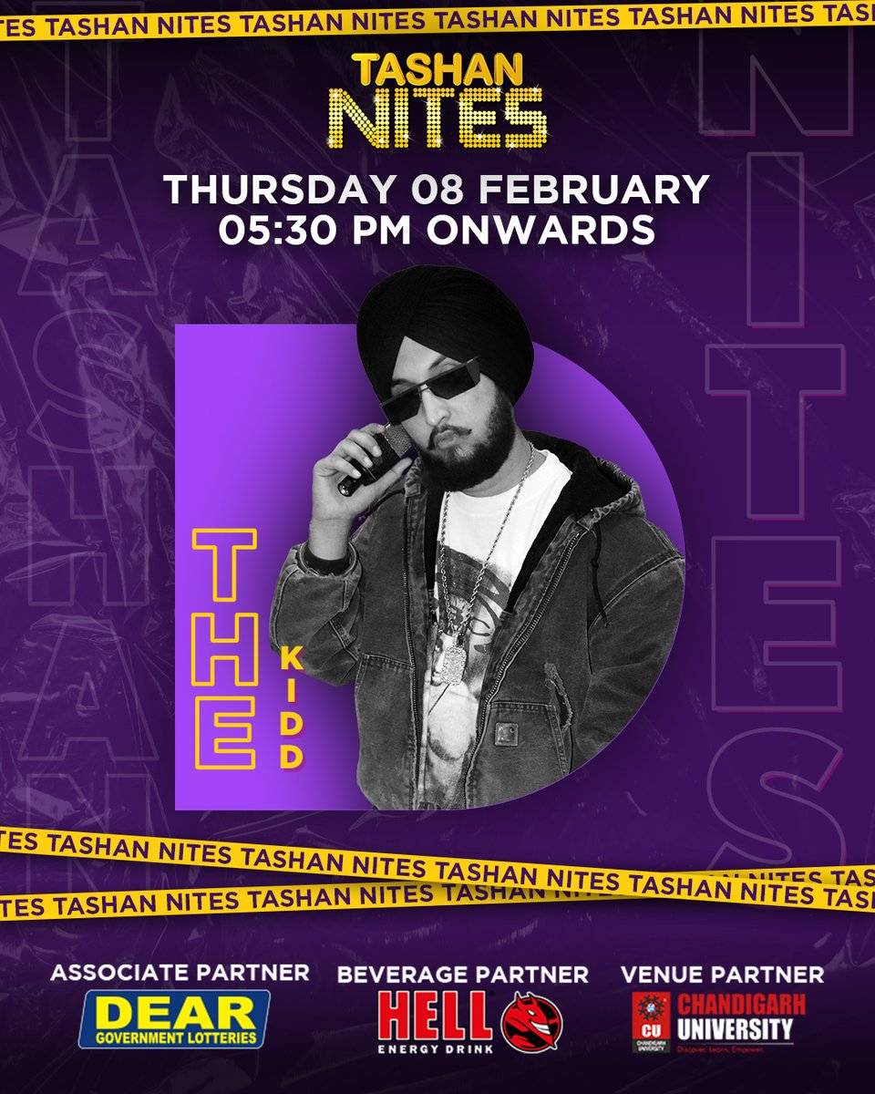 Are you all ready for Tashan Nites? See you all on 8th Feb 2024 5:30 PM onwards only at Chandigarh University!

#9xtashan #tasha 

And we’re back with Full Tashan ♥️
With #TheKidd

#9xtashan #tashannites #night #music #event #events #live #actor #singer #performance