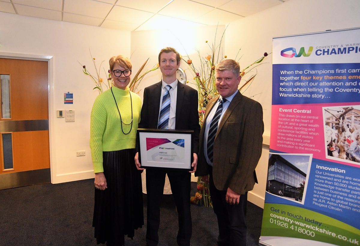 HughesLegal's tweet photo. We are proud to have become a @CWCHAMPIONS *Champion*, promoting what a great place to do business Coventry and Warwickshire is. https://t.co/IbFOMwozDY