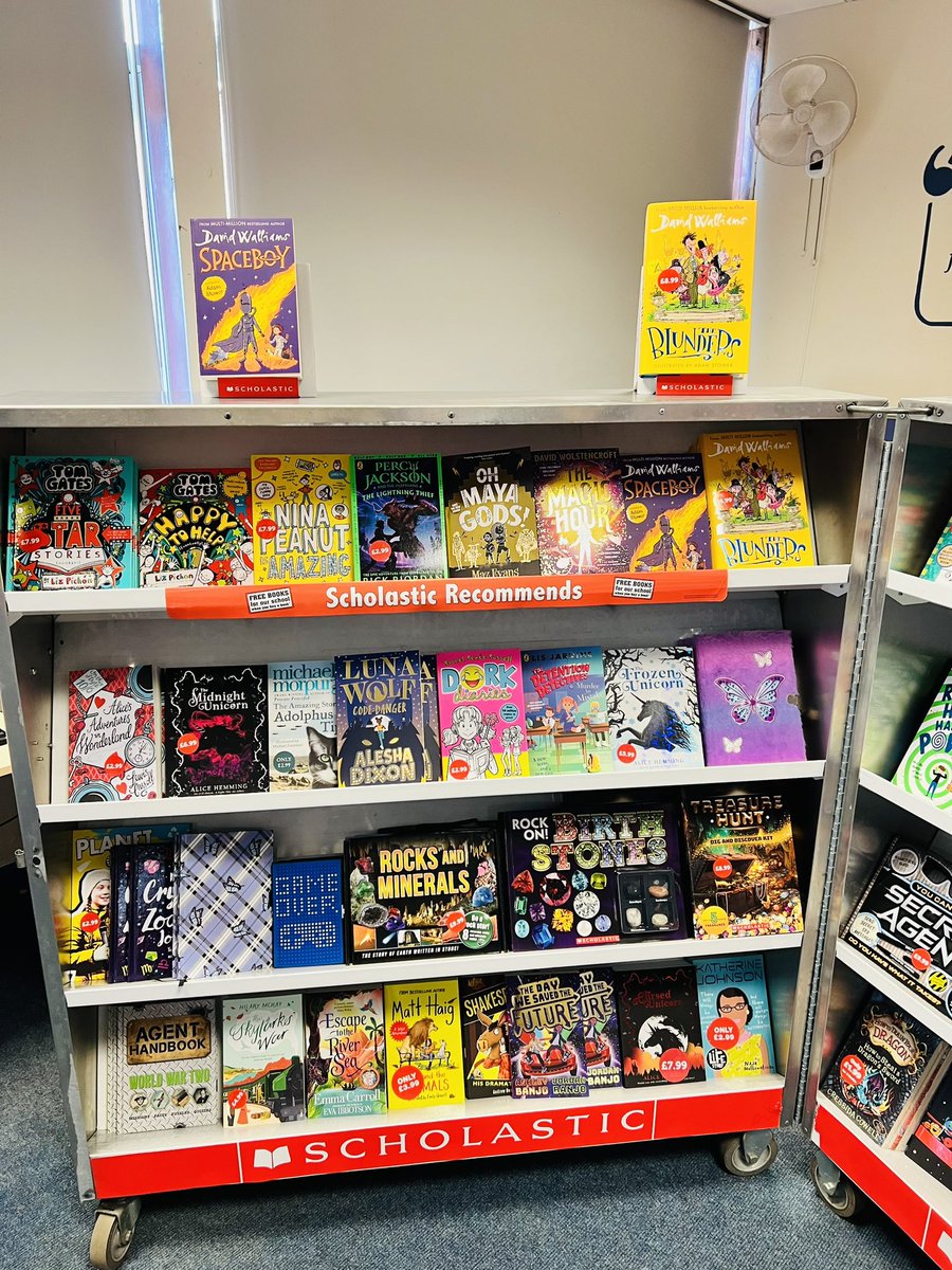 The Book Fair has arrived! 
It will be open during break and lunch time for students. 
Payments by cash or via the link sent home.
#scholastic #bookfair #library