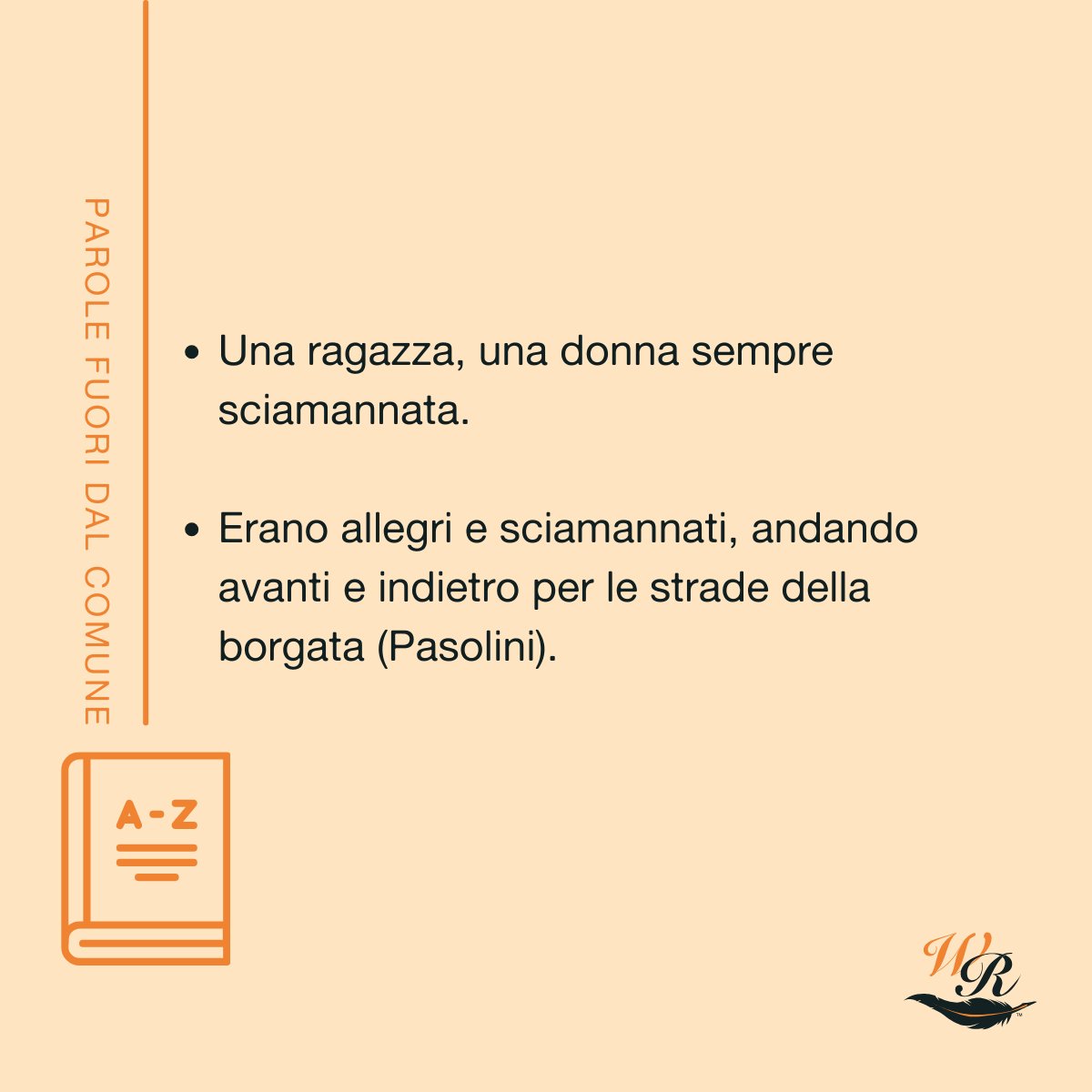 Nella nostra lingua esistono termini che, involontariamente, risultano onomatopeici.  

È la forza di certe parole desuete che si riempiono di significato anche nel suono.  

#scrivilo 
#parolefuoridalcomune