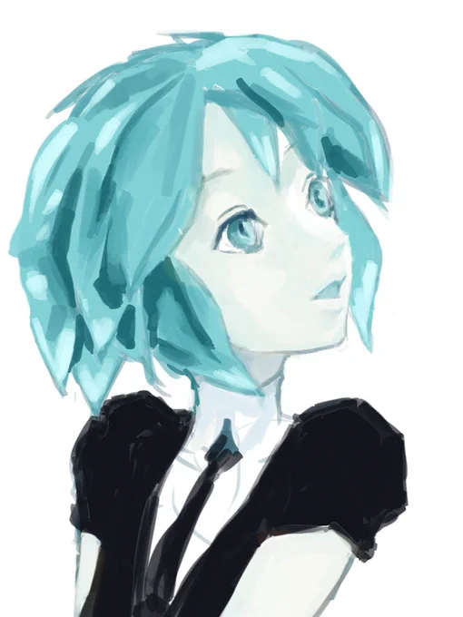 突然フォスを描き始めましたお絵描き教室の生徒さんがちょっとハマってるみたいで立て続けにフォスの絵を提出してくれたので、影響されてしまいここまでで30分。続きはまた明日にでも～#宝石の国 