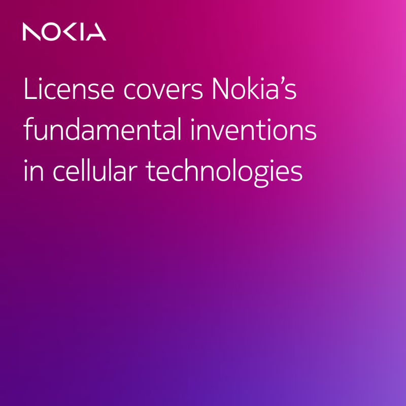 nokia's tweet photo. Nokia has signed a multi-year patent cross-license agreement with vivo.

Read more: https://t.co/fCDiR76WQS