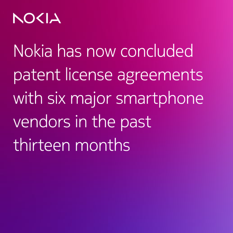 nokia's tweet photo. Nokia has signed a multi-year patent cross-license agreement with vivo.

Read more: https://t.co/fCDiR76WQS