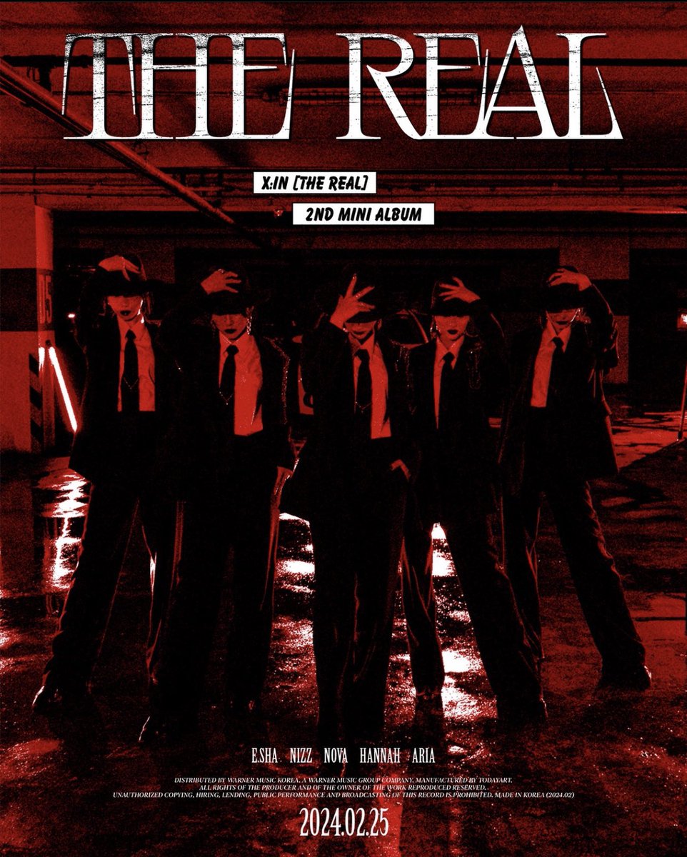 XinGlobal's tweet photo. X:IN has announced their 2nd MINI ALBUM [THE REAL]

2024.02.25 SUN 6PM (KST)

#XIN #엑신
#THEREAL https://t.co/3Qeml7R1VC