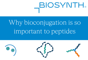 BiosynthGroup's tweet image. Bridging our entire offering from peptides, #chemicals, biologics and #researchproducts, #bioconjugation is an integral technology at Biosynth. Read how the innovative technology of bioconjugation can improve the #pharmacokinetics of #peptides in our blog t.ly/HFMe9