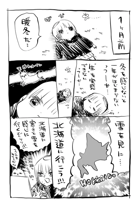 雪を見に北海道に行く話 