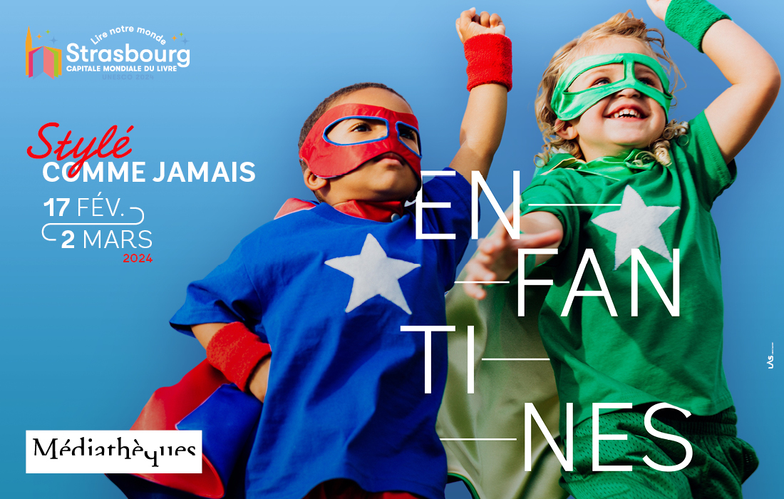 bib2strasbourg's tweet photo. ENFANTINES 🦸‍♀️🦸 
C’est stylé comme jamais ! 🌟 
Un rendez-vous pour être libres, créatifs et bien dans nos baskets ! 👕👚🥻👗

📆 Du samedi 17 février au samedi 2 mars 2024
📍 Médiathèques de Strasbourg Ville et Eurométropole

Infos et prog : 👉 https://t.co/4vY8U4YowD https://t.co/S435cKoFkH