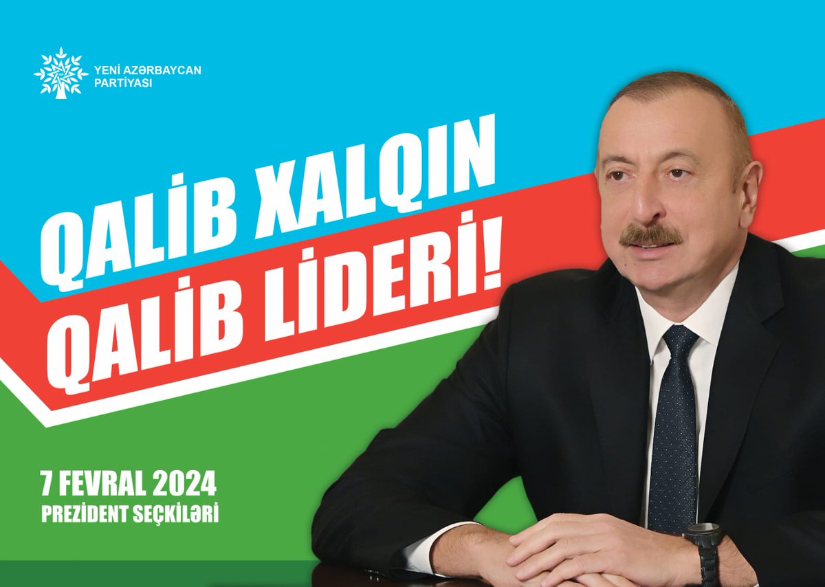 Mənim seçimim - İlham Əliyev! Qalib Xalqın Qalib Lideri! Hər bir Azərbaycan vətəndaşını seçkilərdə fəal olmağa çağırıram! Vətənin, gələcəyin üçün səs ver! 

#Prezidentseçkiləri #Seçki2024 #QalibXalqınQalibLideri