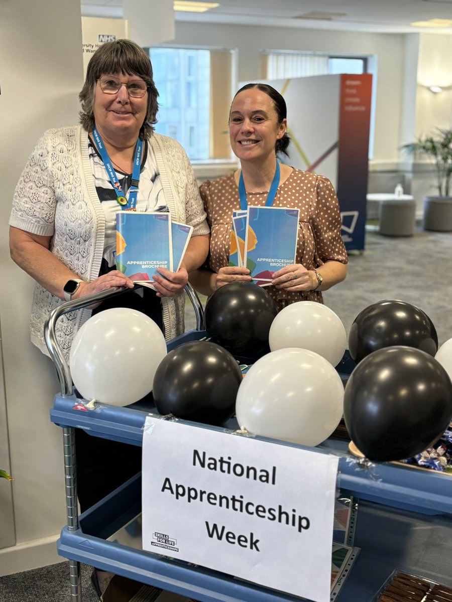 To celebrate National Apprenticeship week we will be out and about across the hospital to talk about all things Apprenticeships. #NAW2024 #nhs