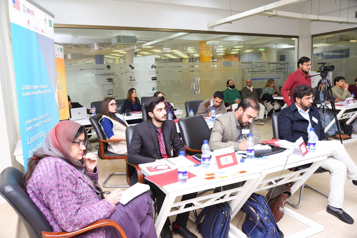 Participants from BUITEMS took part in #USAID#HESSA Program's Comms workshop at NUST Isb, participants were enlightened about image building , effective communication by utilizing Social & Digital Media platforms.