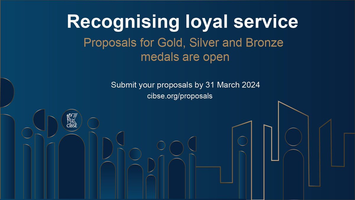 CIBSE's tweet image. This prestigious award celebrates members who have gone the extra mile to support the Institution and raise its profile. Help us reward the individuals who distinguished themselves through their initiative and commitment to CIBSE. Submit your proposal: buff.ly/48WHrno
