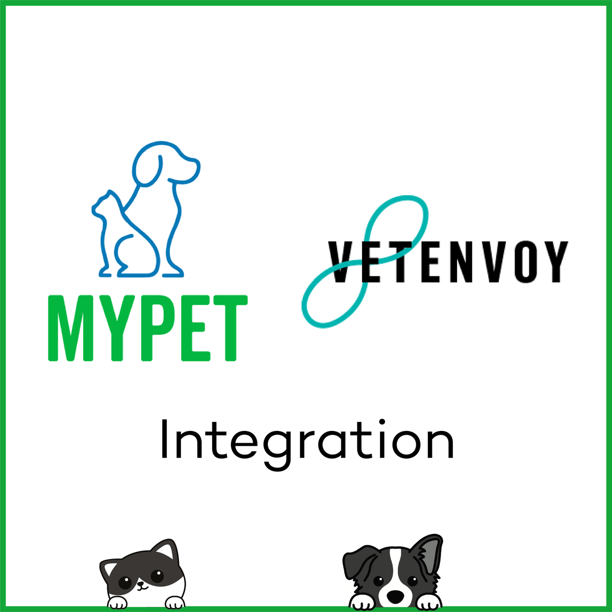 MyPet_hq's tweet photo. Our VetEnvoy Integration is live! This means veterinary practices can register microchips directly from their practice management system!

Pop your details in if you'd like more information: 
https://t.co/28ihCXOS5R

#microchipdatabase #microchips https://t.co/ERKTHW1X4x