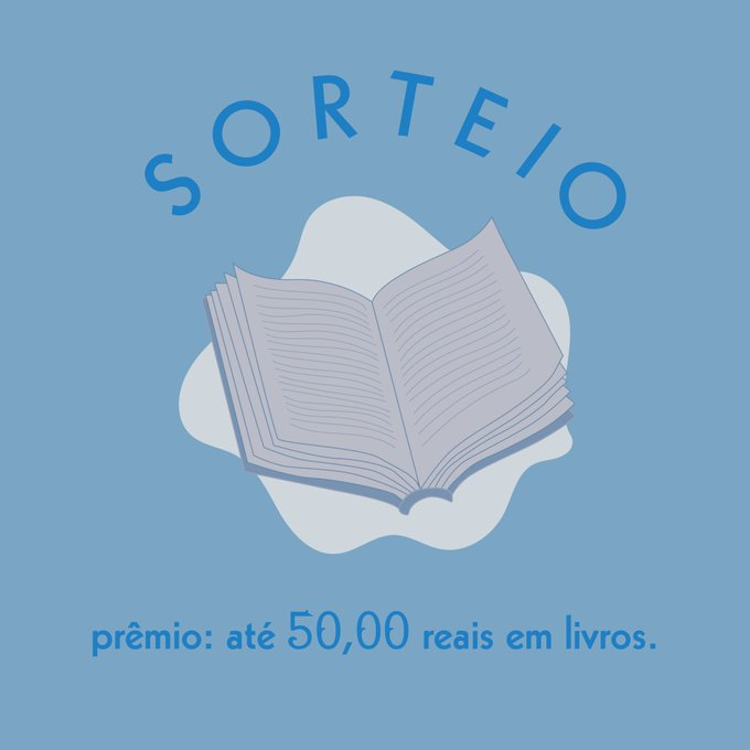 🎁 SORTEIO 🎁

- Prêmio: Ate 50,00 reais em livros.

-Regras: 
▪️Me seguir;
▪️Dar fav e rt nesse tweet (sem citar);
▪️Deixar sua wishlist da Amazon nos comentários (caso tenha preferencia do prêmio deixar junto a lista);  

Resultado: dia 20/02/2024.
