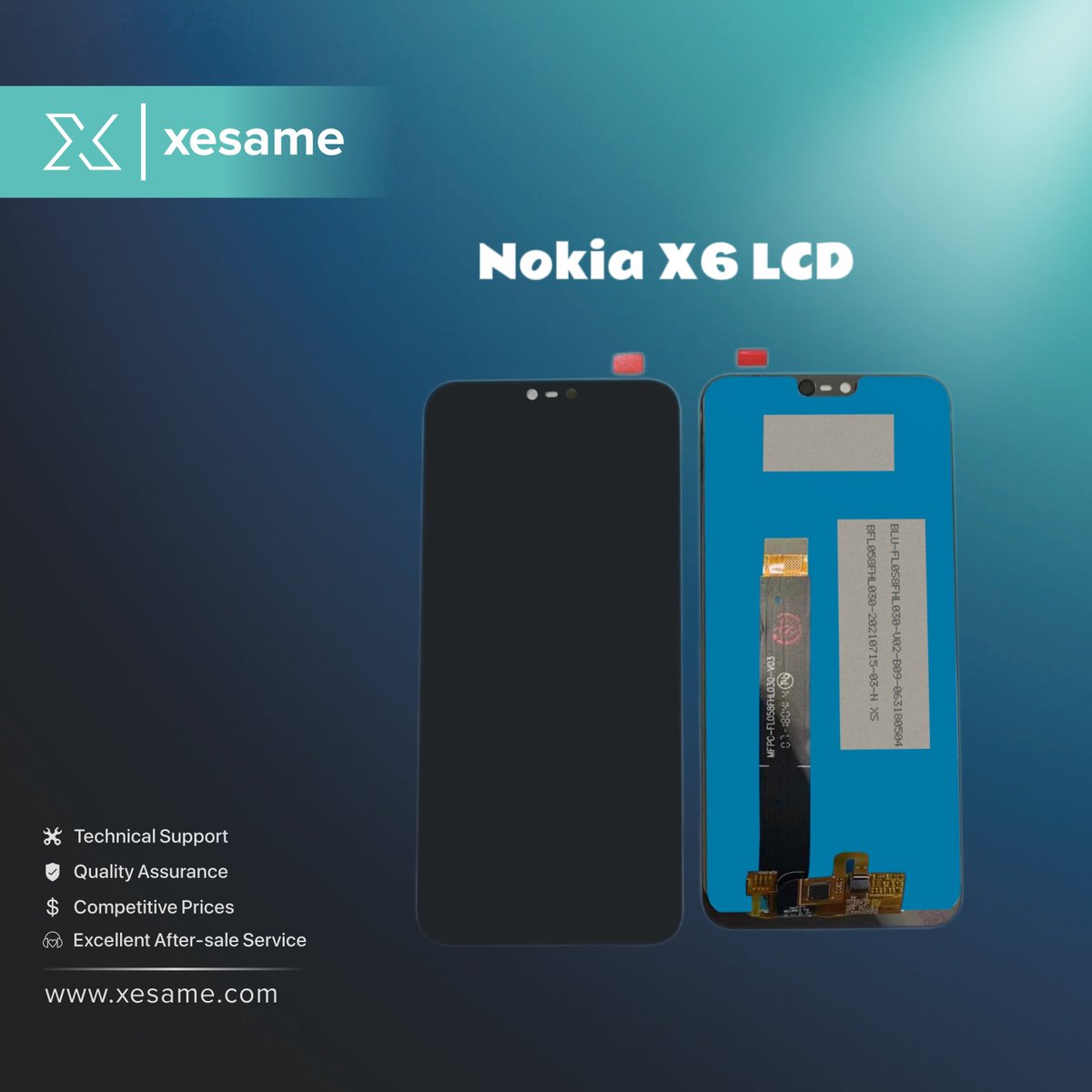 xesame_official's tweet photo. New In ππ« Nokia Compatible LCD for Replacement π±
Email: info@xesame.com
Website: https://t.co/jCUvLxqFx8
#Nokia #Nokia5 #Nokia2 #NokiaC10 #NokiaC20 #NokiaG50 #nokiax6 #nokiascreen #nokiarepair #nokialcd #PhoneLCD #phonerepair #LCD #LCDRepair #LCDReplacement #LCDRefurbishing https://t.co/eiATyv7WWc