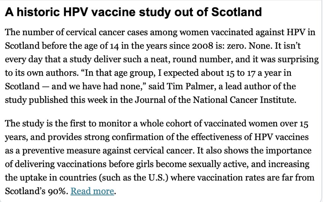 @AFR_UK Appalling. Not 1 CASE repeat Not 1 CASE of cervical cancer in women born between 1988-1996 who were fully vaccinated against HPV between the ages of 12 -13. #animalresearch in dogs/rabbits/cows/monkeys prevented cancers caused by HPV saving the lives of thousands of women.