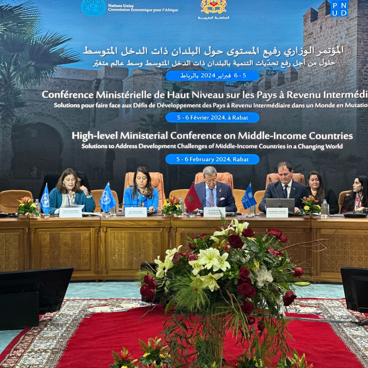 ONUMaroc's tweet image. &quot;At the @UN we are working to accelerate #SDGs. But doing business as usual will not work. The UN #reform is allowing us to better convene, coordinate &amp;amp; partner to share knowledge and build strong transformative partnerships.&quot; @NathalieFustier #MICConference2024 #Action4MICsRabat