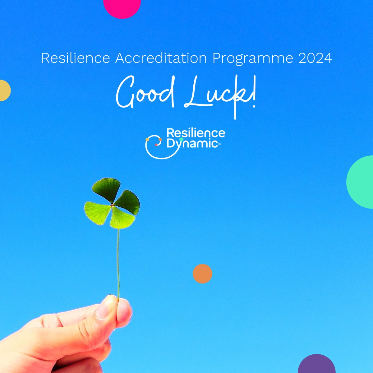 resiliencengine's tweet image. Good luck to all of our coaches starting the #Resilience Accreditation Programme tomorrow!

If you want to join our 2024 #coachingprogramme, we're still accepting last minute applications!

Applications close today - get yours in now! 👉 hubs.li/Q02gT0X40