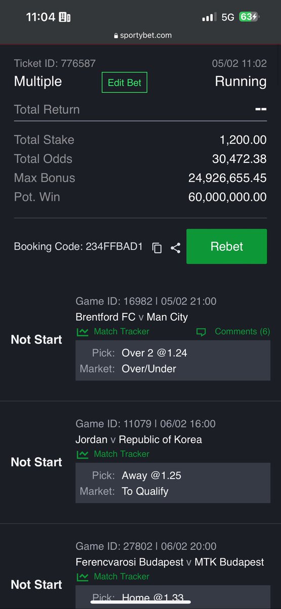 bmstips1's tweet photo. 30,472 ODDS 

LONG SHOT. 

Code- 234FFBAD1

Play like this and also do some Edit. 

THIS 60 MILLION IS COMING HOME. 

EDIT ON THE CHANNEL- https://t.co/XEv22TU0Hy https://t.co/jZGg040qv4