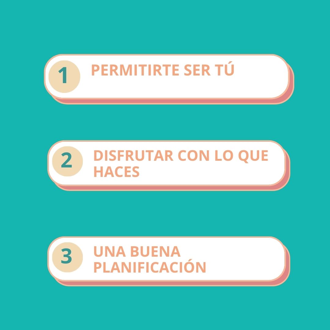 AlexandraAp's tweet image. TÚ, porque en función de cómo estás y de si te permites ser y reconocerte, irá o no irá
DISFRUTAR con lo que haces, sino te irás apagando poco a poco y tus clientes irán desapareciendo o ni llegarán
PLANIFICAR, para tener esa hoja de ruta y así poder alcanzar tus objetivos