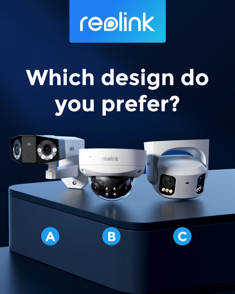 ReolinkTech's tweet image. Bullet, Turret, Dome – that&apos;s the #Reolink16MP series. React below to vote for your favorite! 😍
Discover more details: reolink.club/16MPSeries-TW